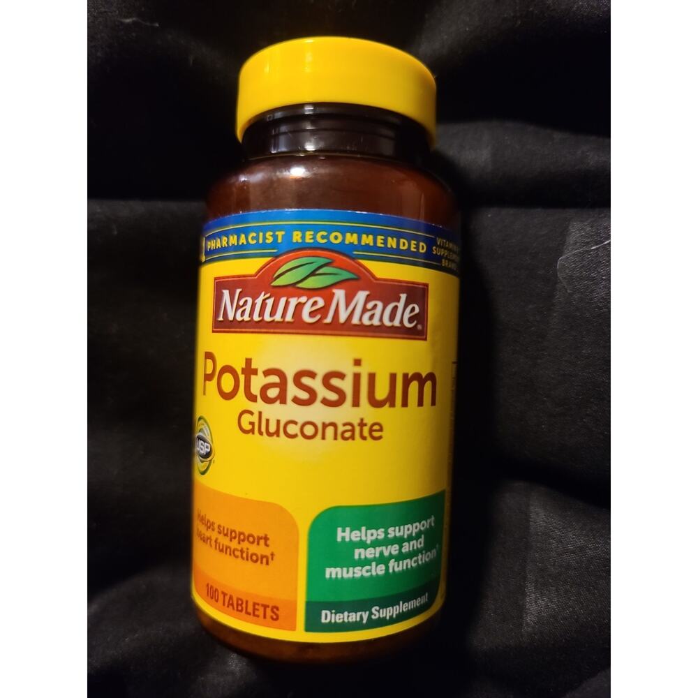 Nature Made Potassium Gluconate 550 mg 100 Tabs